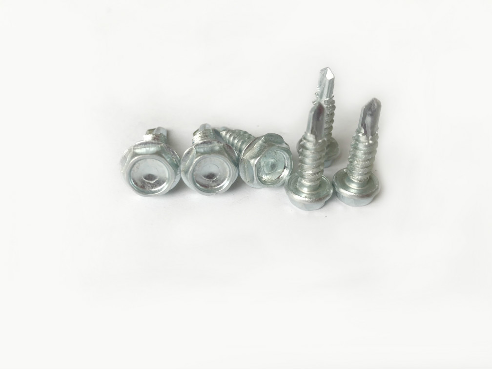 DIN7504 Hexagon flange self drilling screw 			 		